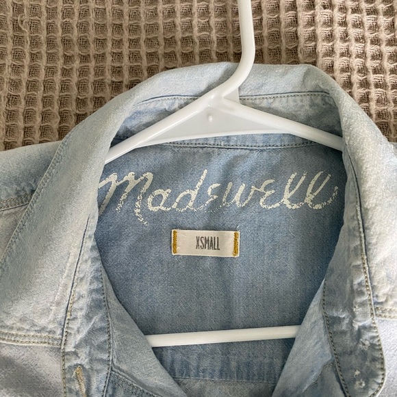 Madewell Ex-Boyfriend Chambray Button Up - Picture 4 of 5